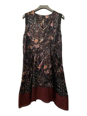 Hache Silk Patterned Dress